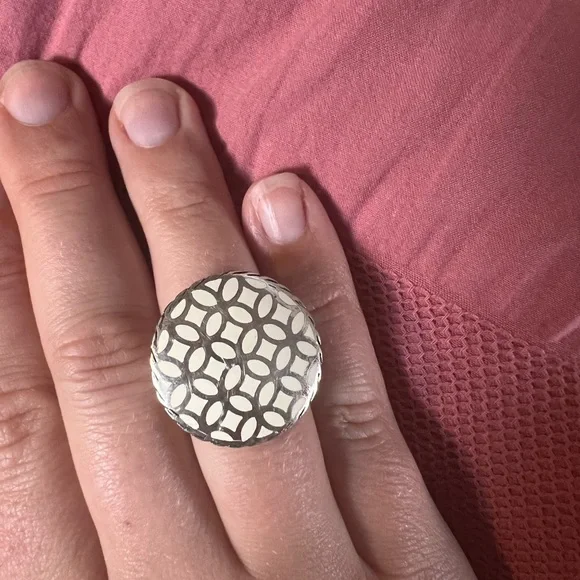Geometric pattern ring - Picture 4 of 4
